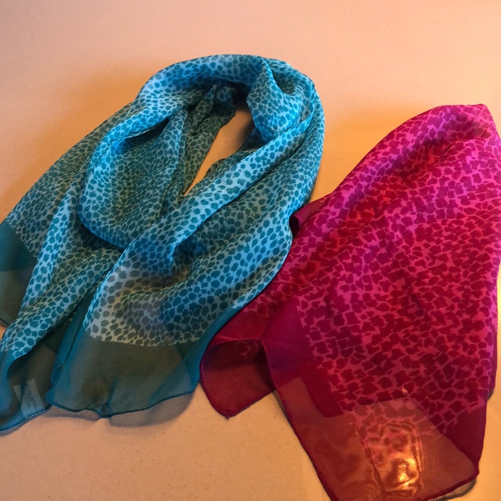 Cheetah Print Scarves- 2-Pack